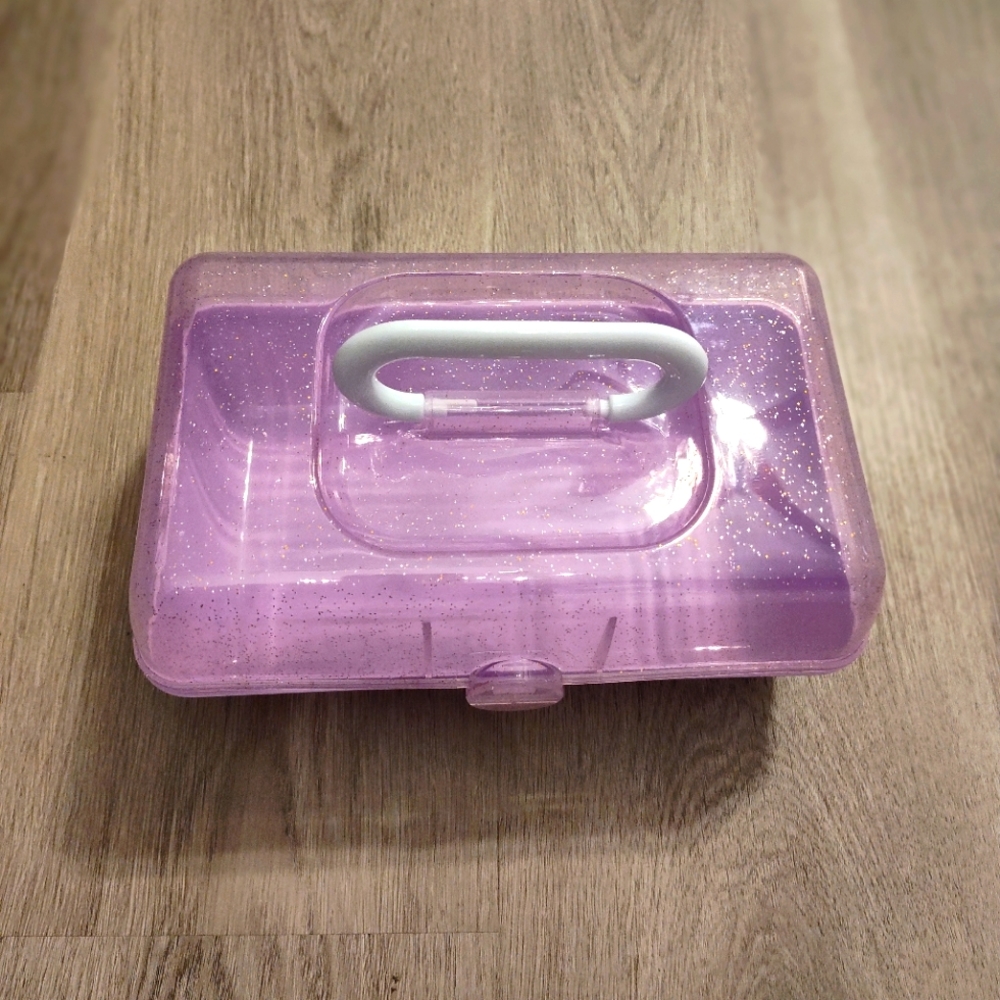 🆕Jewelry/Make-up/Stockup Readiness Custom Lavender Box NWT